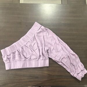 The Vintage Shop Lilac one Shoulder Top